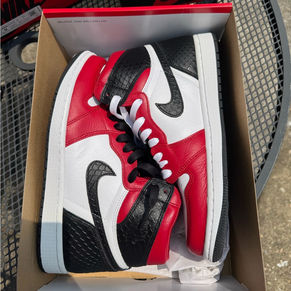 Nike Red, Black, and White Sneakers